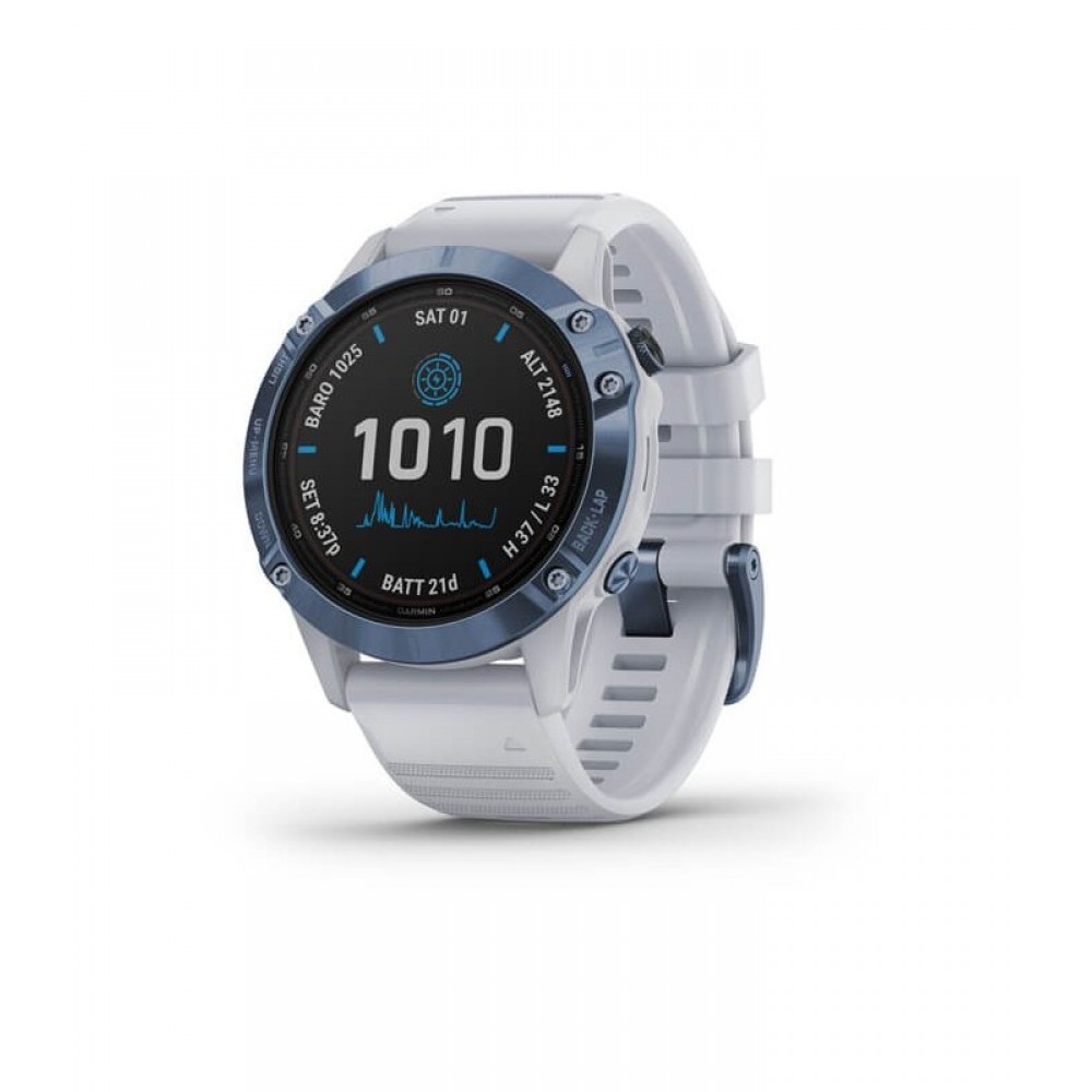 Ceas garmin fenix best sale 6x pro solar titanium